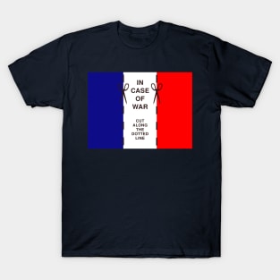 In Case of War - Cut Along The Dotted Line T-Shirt